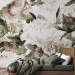 Wall Mural Flowers in bloom - floral motif composition with peonies and leaves 135797 additionalThumb 2
