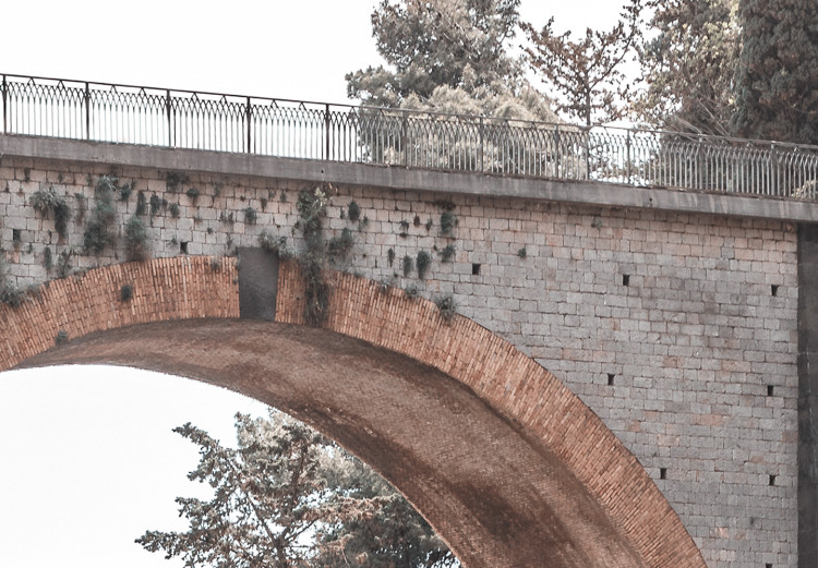 Canvas Bridge in Positano (1-piece) Vertical - Italian landscape view 135897 additionalImage 4