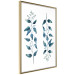 Poster Always Together - branches with green leaves on a contrasting white background 137697 additionalThumb 8