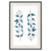 Poster Always Together - branches with green leaves on a contrasting white background 137697 additionalThumb 16