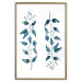 Poster Always Together - branches with green leaves on a contrasting white background 137697 additionalThumb 15