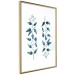 Poster Always Together - branches with green leaves on a contrasting white background 137697 additionalThumb 9