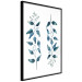 Poster Always Together - branches with green leaves on a contrasting white background 137697 additionalThumb 11