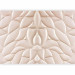 Wall Mural White abstraction - composition depicting a quilted motif 138797 additionalThumb 5