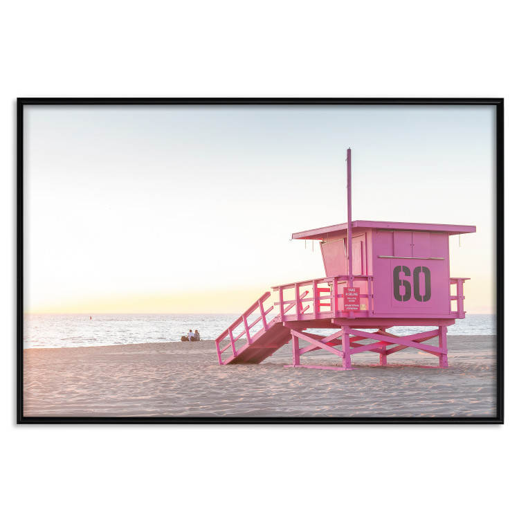 Poster Sunset - View of the Lifeguards’ Headquarters on a Miami Beach 144497 additionalImage 20