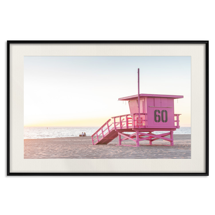 Poster Sunset - View of the Lifeguards’ Headquarters on a Miami Beach 144497 additionalImage 23