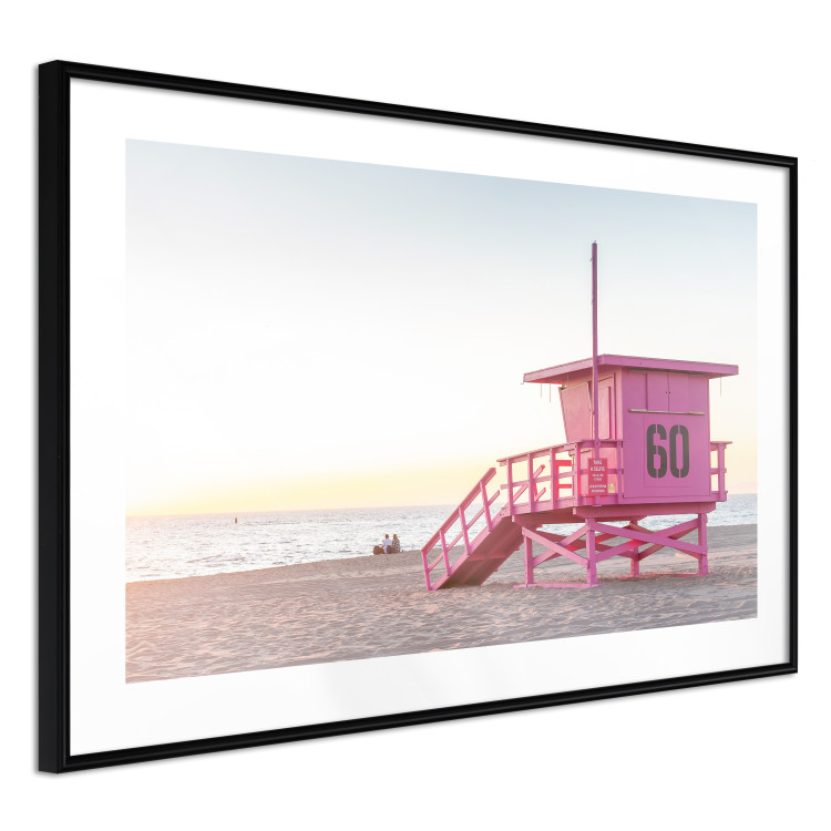 Poster Sunset - View of the Lifeguards’ Headquarters on a Miami Beach 144497 additionalImage 5