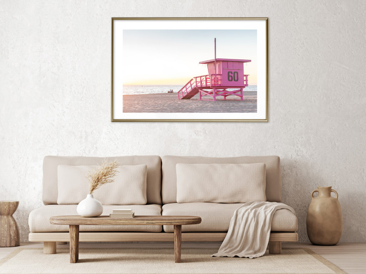 Poster Sunset - View of the Lifeguards’ Headquarters on a Miami Beach 144497 additionalImage 16
