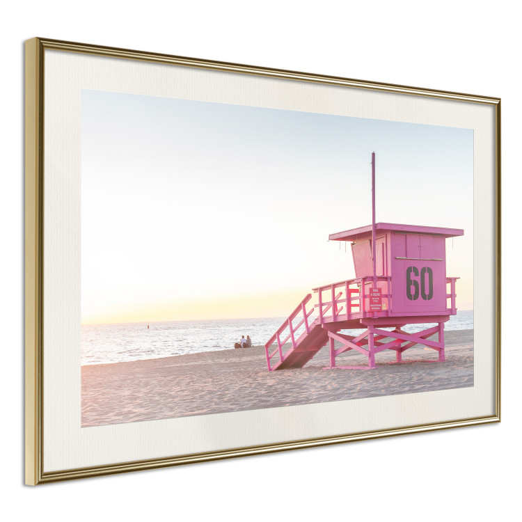 Poster Sunset - View of the Lifeguards’ Headquarters on a Miami Beach 144497 additionalImage 6