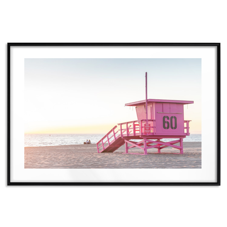 Poster Sunset - View of the Lifeguards’ Headquarters on a Miami Beach 144497 additionalImage 26