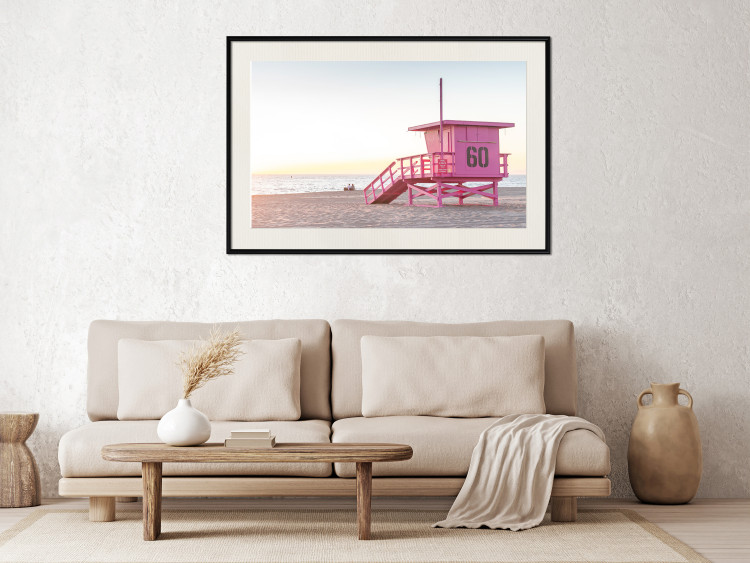 Poster Sunset - View of the Lifeguards’ Headquarters on a Miami Beach 144497 additionalImage 14
