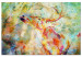 Canvas Art Print Fairytale Deer (1-piece) Wide - animal on a colorful background 149097