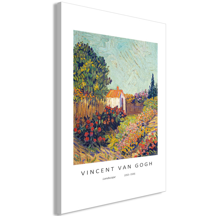 Art Reproduction Vincent van Gogh's Landscape (1-piece) - colorful reproduction 149697 additionalImage 2
