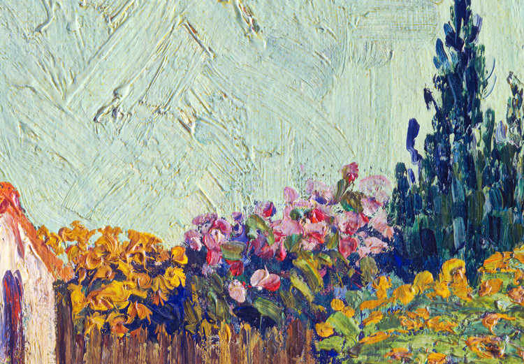 Art Reproduction Vincent van Gogh's Landscape (1-piece) - colorful reproduction 149697 additionalImage 4