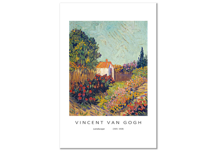 Art Reproduction Vincent van Gogh's Landscape (1-piece) - colorful reproduction 149697