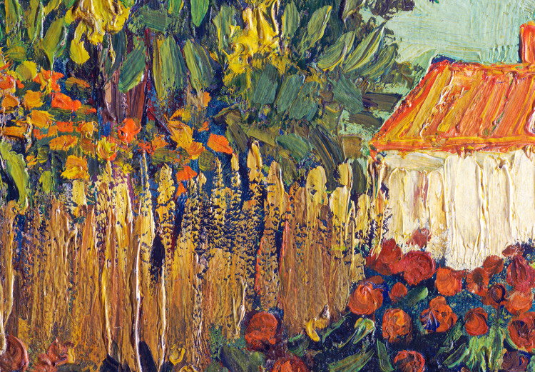 Art Reproduction Vincent van Gogh's Landscape (1-piece) - colorful reproduction 149697 additionalImage 5
