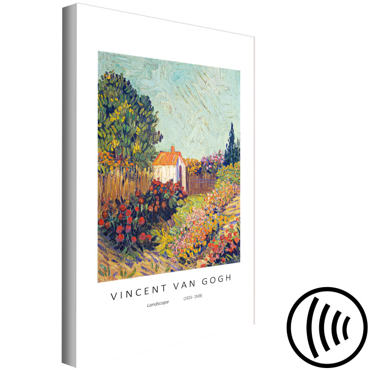 Art Reproduction Vincent van Gogh's Landscape (1-piece) - colorful reproduction 149697 additionalImage 6