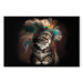Canvas AI Kitty - Portrait of a Proud Animal in an Indian Headdress - Horizontal 150197 additionalThumb 7