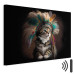 Canvas AI Kitty - Portrait of a Proud Animal in an Indian Headdress - Horizontal 150197 additionalThumb 8