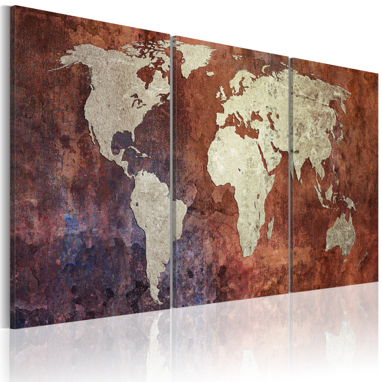 Canvas Steel continents 55397 additionalImage 2