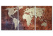 Canvas Steel continents 55397