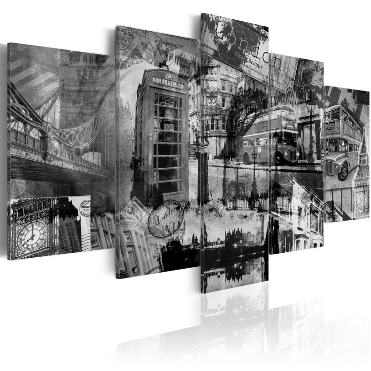 Canvas The essence of London - 5 pieces 55697 additionalImage 2