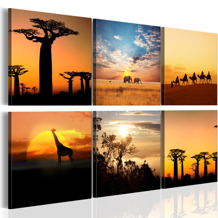 Canvas Art Print African sceneries 58497 additionalImage 2
