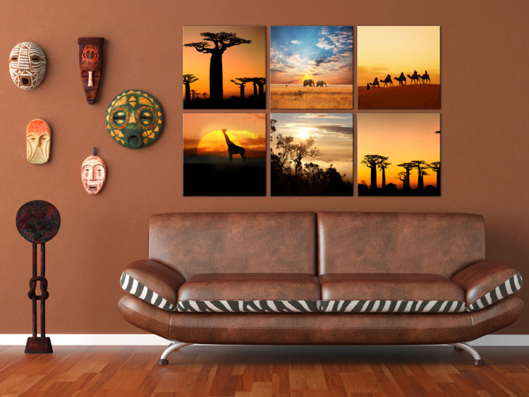 Canvas Art Print African sceneries 58497 additionalImage 3