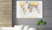 Decorative Pinboard World's Walls [Cork Map] 92197 additionalThumb 3