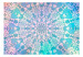 Wall Mural Pastel mandala - Oriental pattern in blue and pink color for Children's room 108008 additionalThumb 1