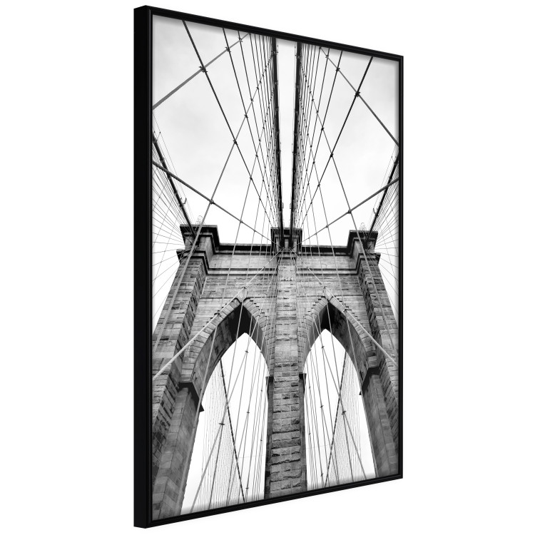 Wall Poster Architectural details - black and white shot of a bridge seen from below 115008 additionalImage 10