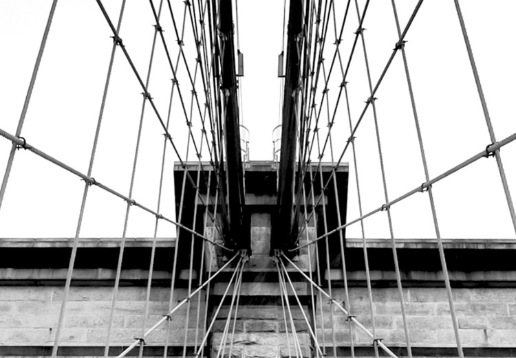 Wall Poster Architectural details - black and white shot of a bridge seen from below 115008 additionalImage 8