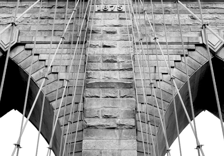 Wall Poster Architectural details - black and white shot of a bridge seen from below 115008 additionalImage 9