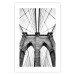 Wall Poster Architectural details - black and white shot of a bridge seen from below 115008 additionalThumb 19