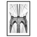 Wall Poster Architectural details - black and white shot of a bridge seen from below 115008 additionalThumb 15