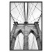Wall Poster Architectural details - black and white shot of a bridge seen from below 115008 additionalThumb 18