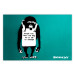 Poster Bad Monkey - mural with an animal and English text in Banksy style 119208
