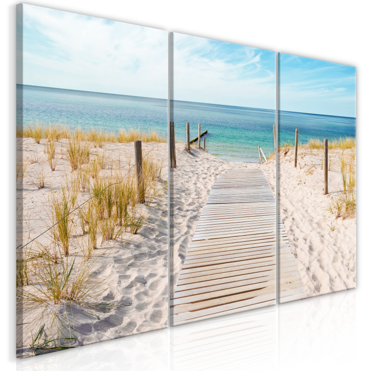 Canvas Print Holiday at the Seaside (3 Parts) 122208 additionalImage 2