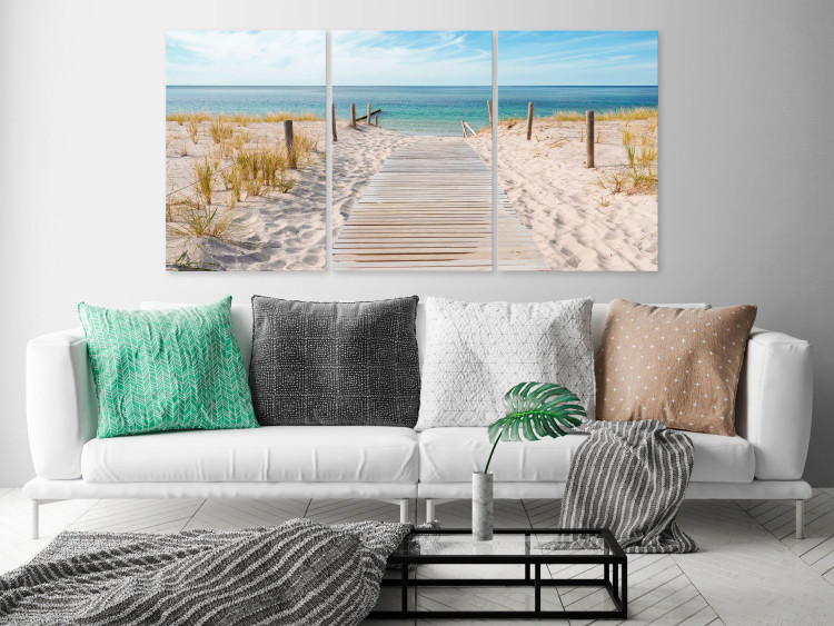 Canvas Print Holiday at the Seaside (3 Parts) 122208 additionalImage 3