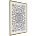 Wall Poster Monochromatic Mandala - black and white oriental patterns in Zen style 122308 additionalThumb 2
