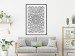 Wall Poster Monochromatic Mandala - black and white oriental patterns in Zen style 122308 additionalThumb 4
