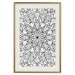 Wall Poster Monochromatic Mandala - black and white oriental patterns in Zen style 122308 additionalThumb 19