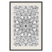 Wall Poster Monochromatic Mandala - black and white oriental patterns in Zen style 122308 additionalThumb 18