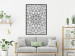 Wall Poster Monochromatic Mandala - black and white oriental patterns in Zen style 122308 additionalThumb 5