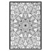 Wall Poster Monochromatic Mandala - black and white oriental patterns in Zen style 122308 additionalThumb 24