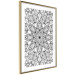 Wall Poster Monochromatic Mandala - black and white oriental patterns in Zen style 122308 additionalThumb 6