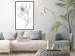 Wall Poster Spring Sketch - abstract black line art of plant on white background 128408 additionalThumb 23