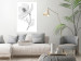 Wall Poster Spring Sketch - abstract black line art of plant on white background 128408 additionalThumb 7