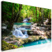 Large canvas print Nature: Forest Waterfall II [Large Format] 128708 additionalThumb 3