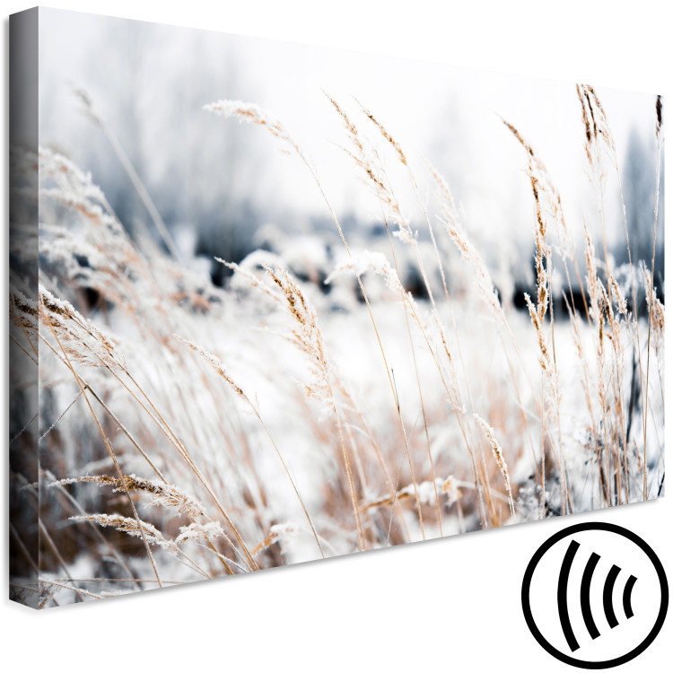 Canvas Ice Land (1-piece) Wide - meadow landscape in winter scenery 129808 additionalImage 6